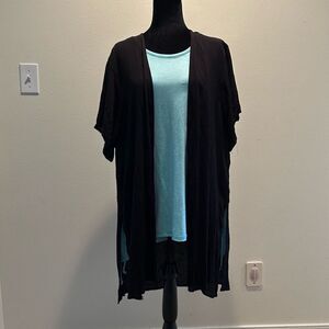 Medium Ambiance Black Cardigan/Cover Up